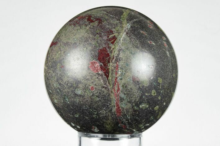 Polished Dragon's Blood Jasper Sphere - South Africa #202785